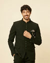 Classic Dark Green Jodhpuri Suit